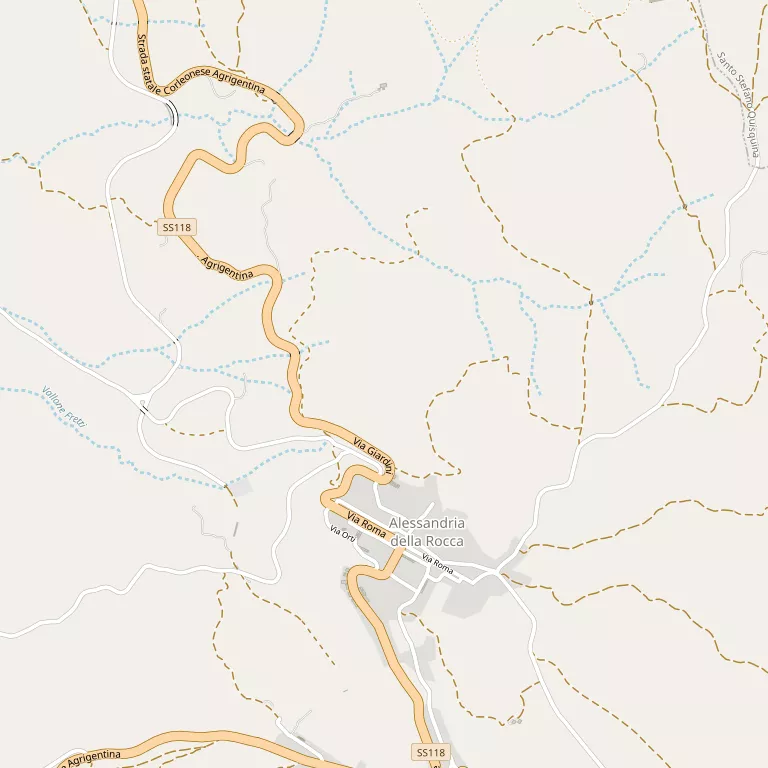 Mappa ALESSANDRIA DELLA ROCCA