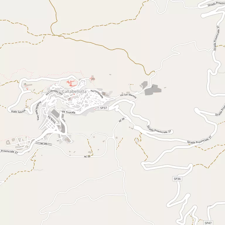 Mappa CALTABELLOTTA