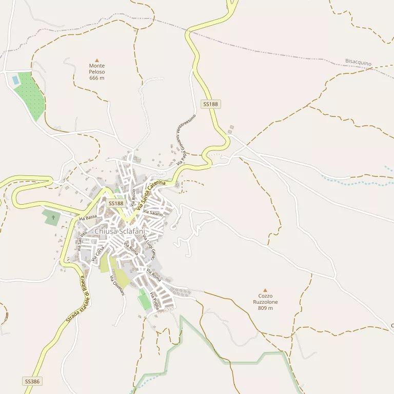 Mappa CHIUSA SCLAFANI