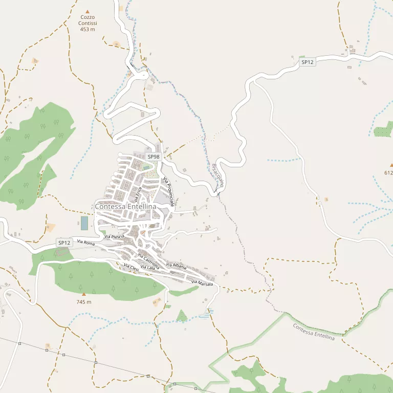 Mappa CONTESSA ENTELLINA