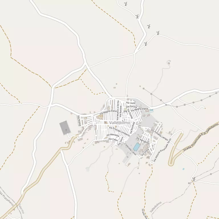 Mappa VALLEDOLMO