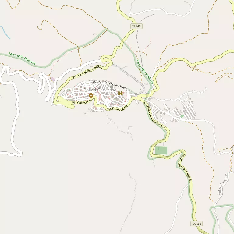 Mappa POLIZZI GENEROSA