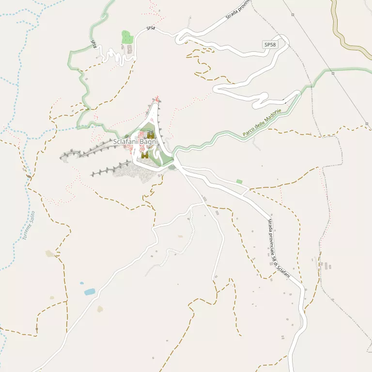 Mappa SCLAFANI BAGNI