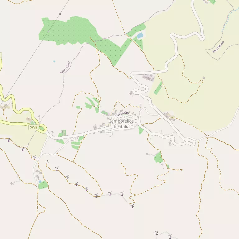 Mappa CAMPOFELICE DI FITALIA