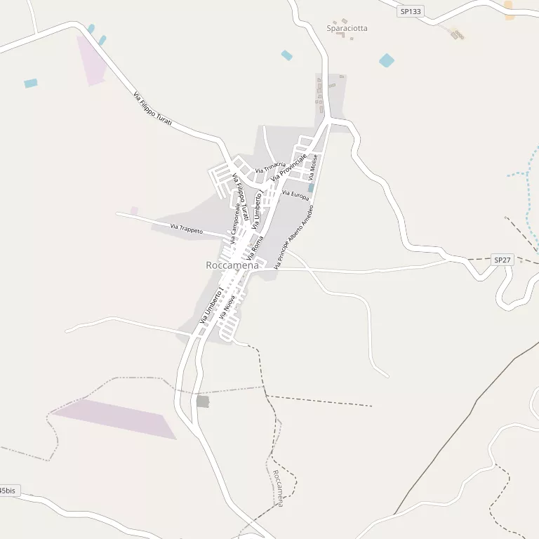 Mappa ROCCAMENA