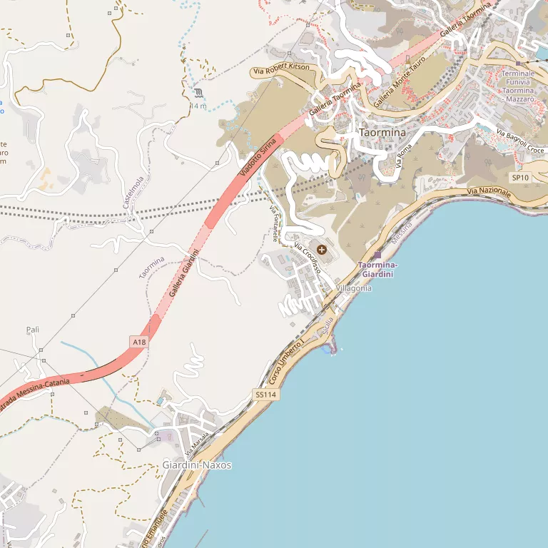 Mappa GIARDINI-NAXOS