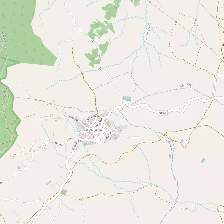 Mappa GODRANO