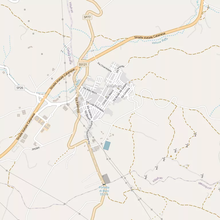 Mappa VILLAFRATI