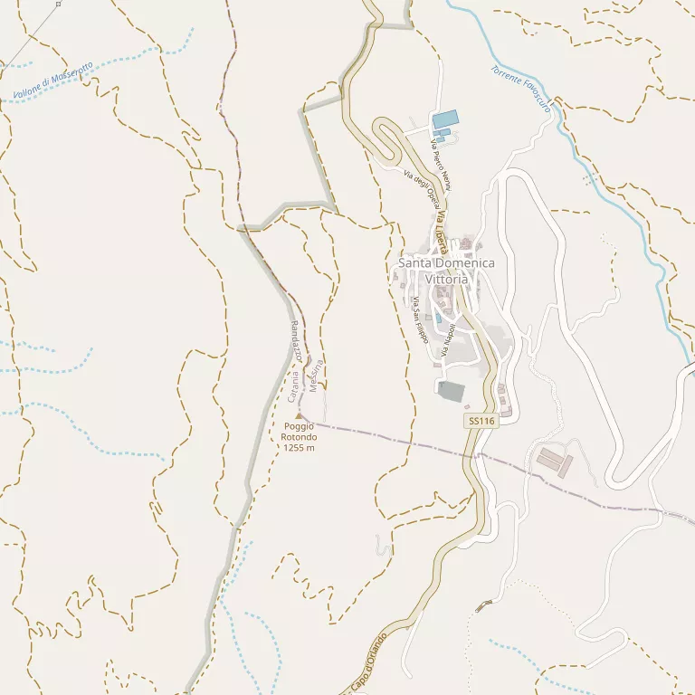 Mappa SANTA DOMENICA VITTORIA