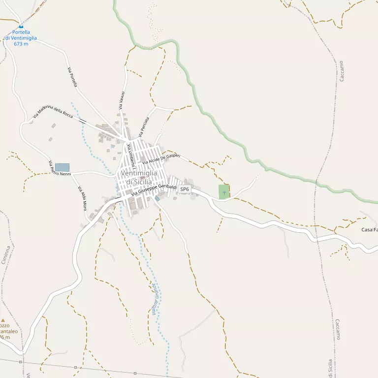 Mappa VENTIMIGLIA DI SICILIA