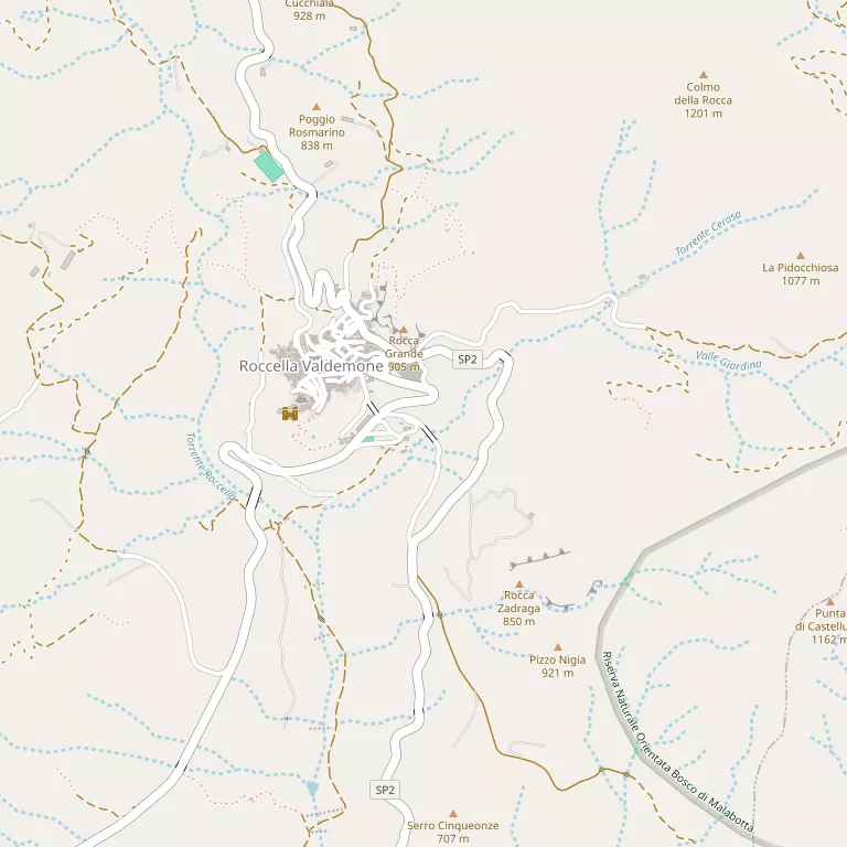Mappa ROCCELLA VALDEMONE