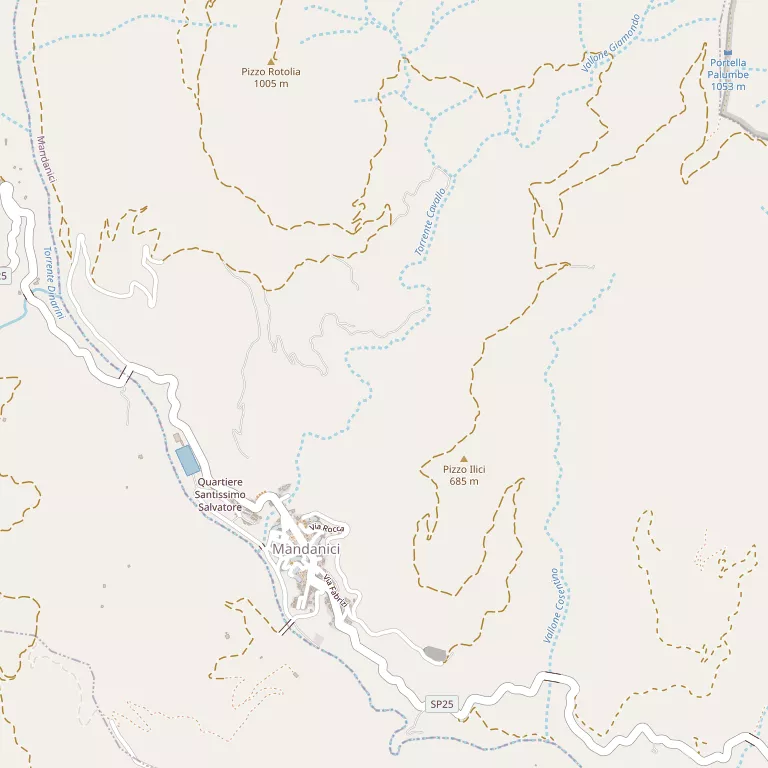 Mappa MANDANICI