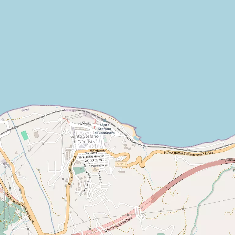 Mappa SANTO STEFANO DI CAMASTRA