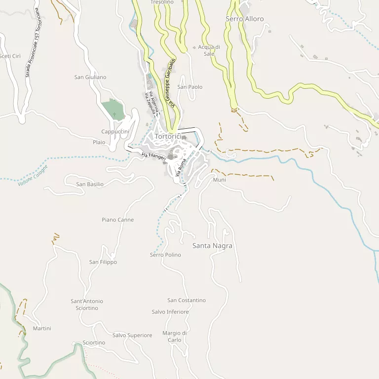 Mappa TORTORICI