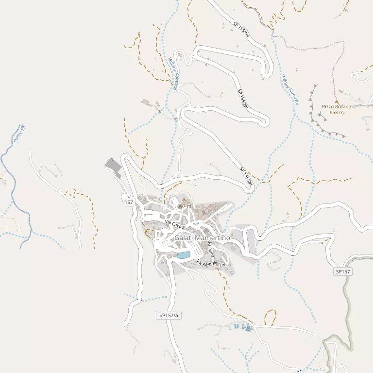 Mappa GALATI MAMERTINO