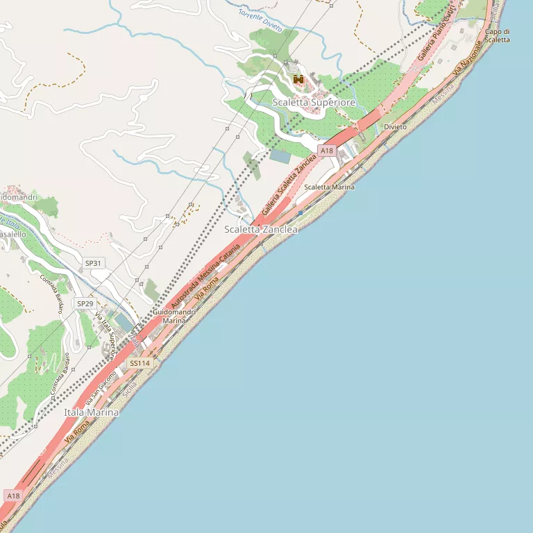 Mappa SCALETTA ZANCLEA