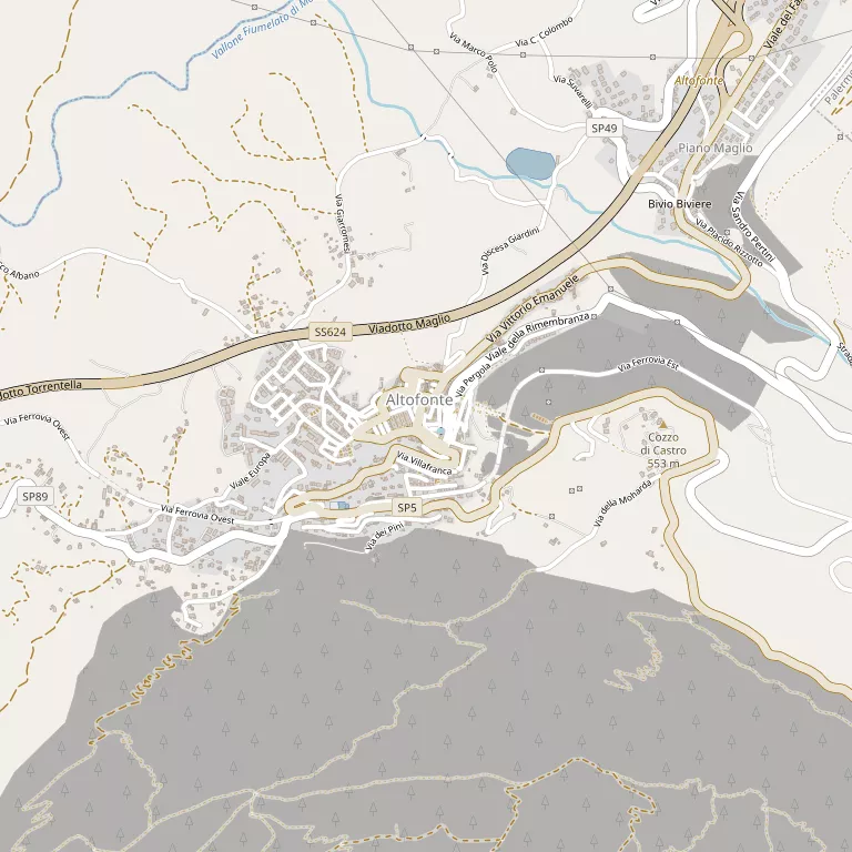 Mappa ALTOFONTE