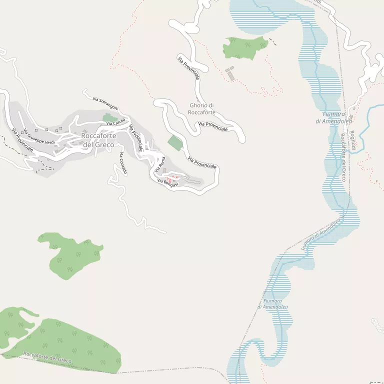 Mappa ROCCAFORTE DEL GRECO