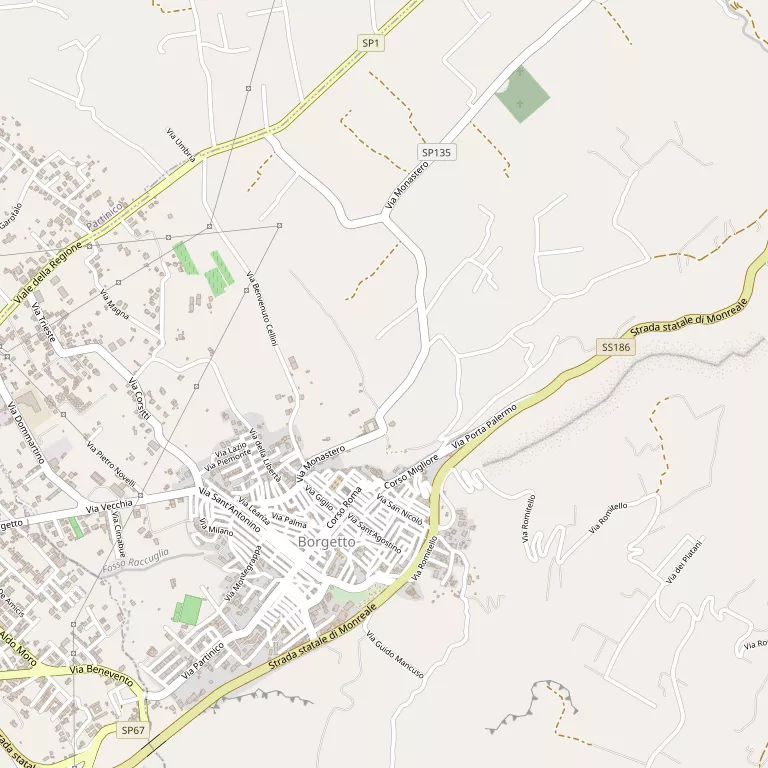 Mappa BORGETTO