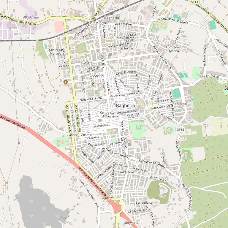 Mappa BAGHERIA