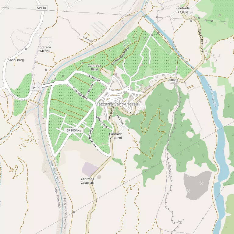 Mappa MAZZARRA' SANT'ANDREA