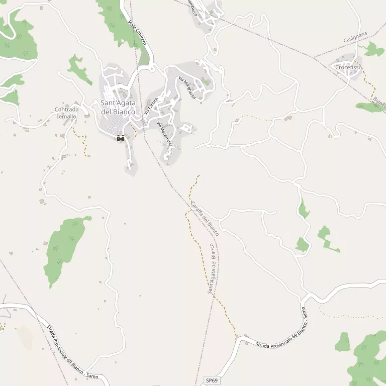 Mappa CARAFFA DEL BIANCO