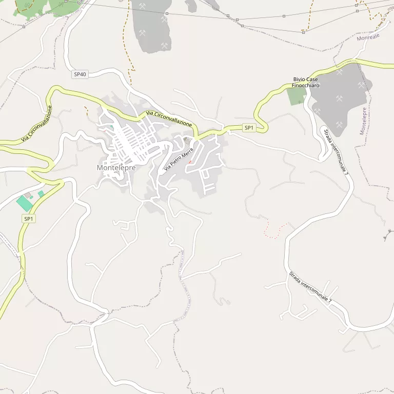 Mappa MONTELEPRE