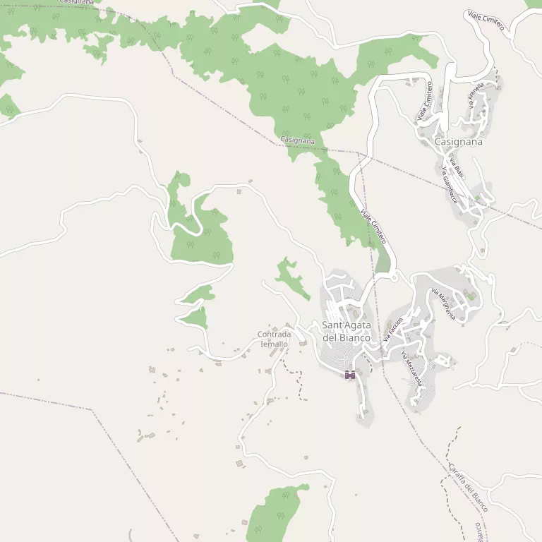 Mappa SANT'AGATA DEL BIANCO