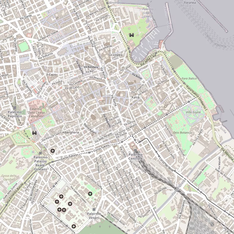 Mappa PALERMO