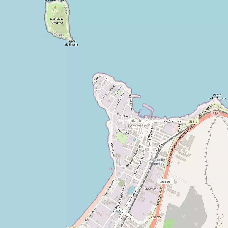 Mappa ISOLA DELLE FEMMINE