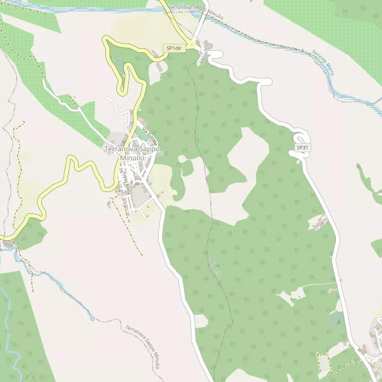 Mappa TERRANOVA SAPPO MINULIO