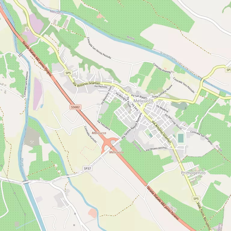 Mappa MELICUCCO