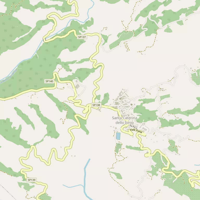 Mappa SANTA CATERINA DELLO IONIO