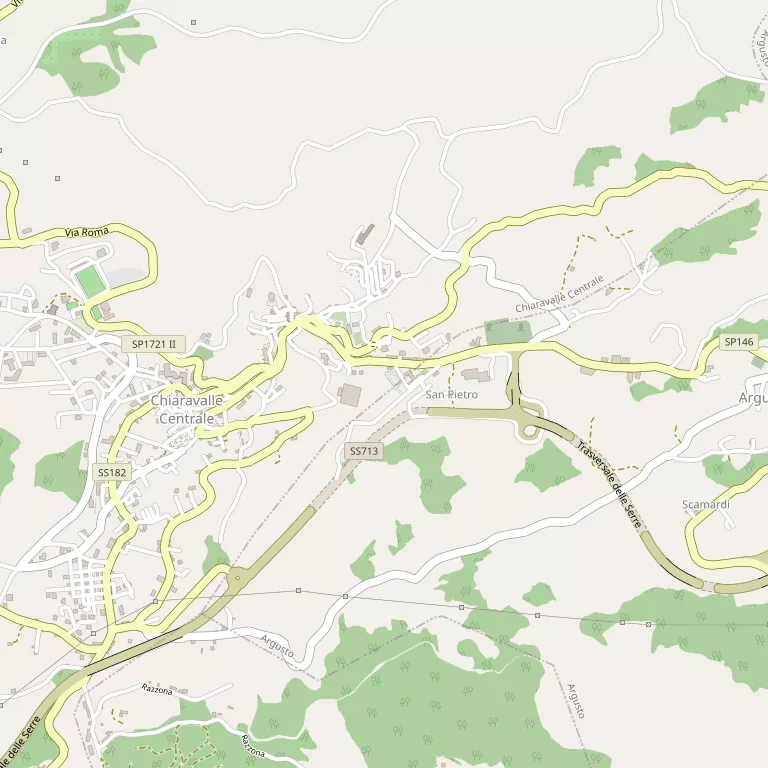 Mappa CHIARAVALLE CENTRALE