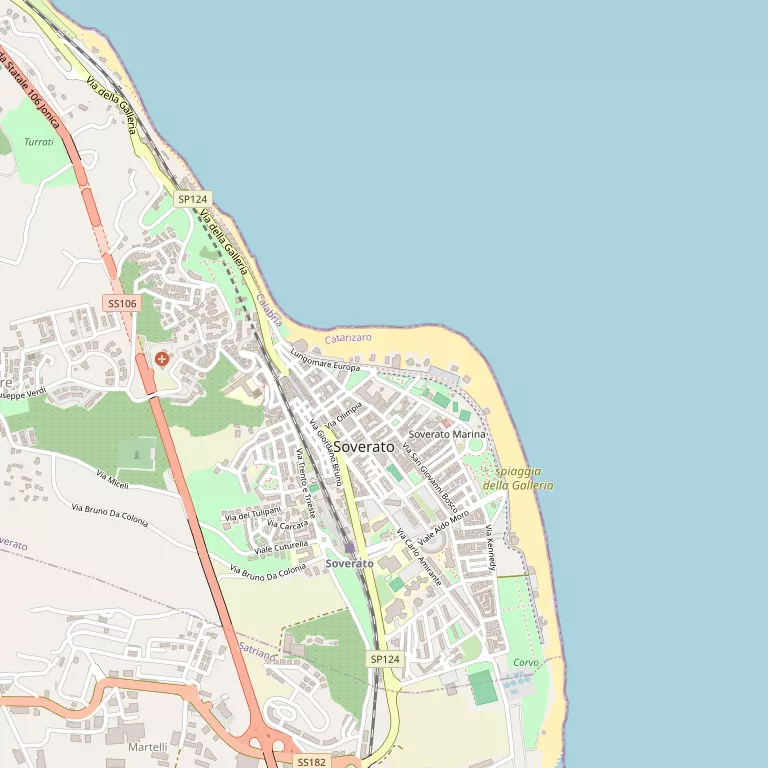 Mappa SOVERATO