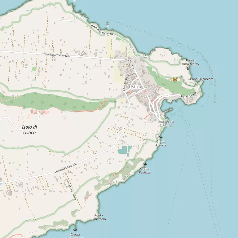 Mappa USTICA