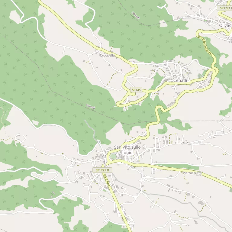 Mappa SAN VITO SULLO IONIO