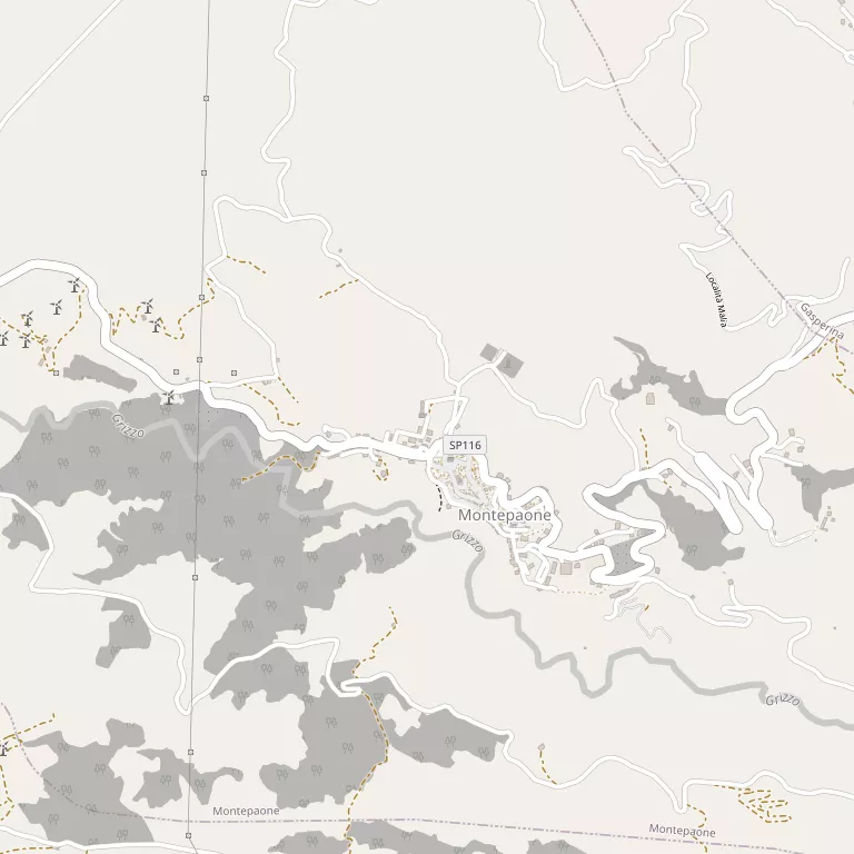 Mappa MONTEPAONE