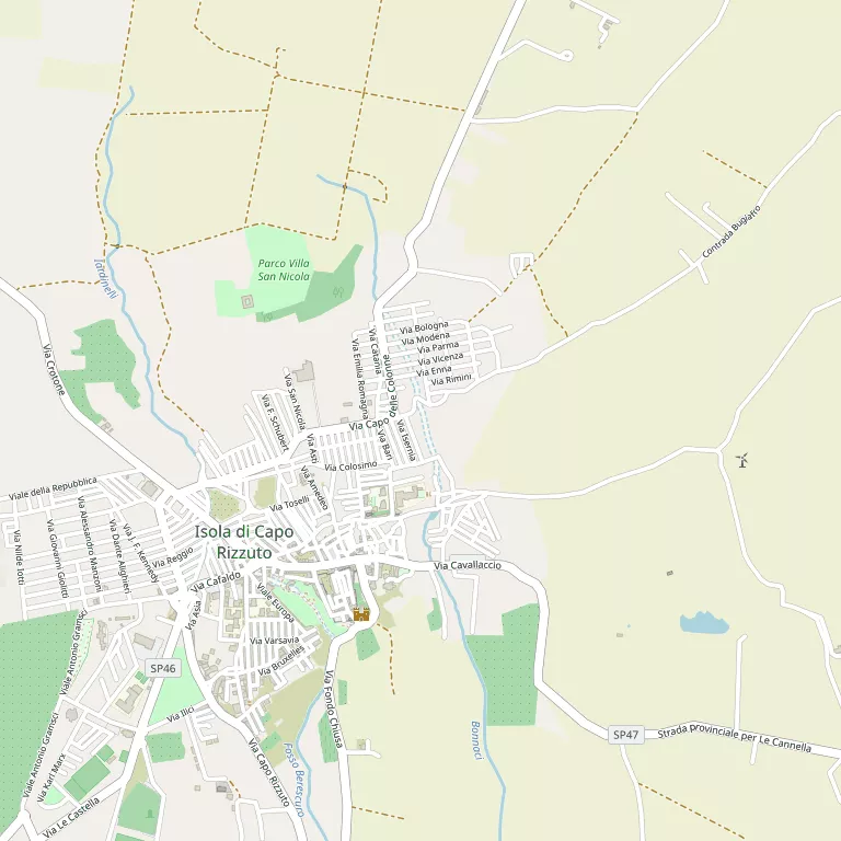 Mappa ISOLA DI CAPO RIZZUTO