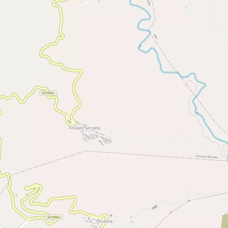 Mappa FOSSATO SERRALTA