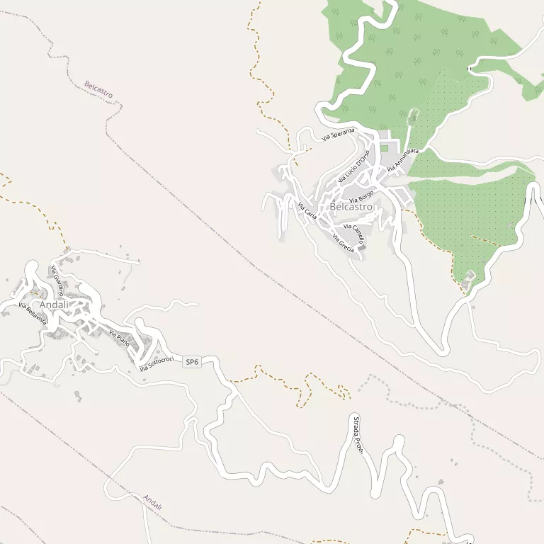 Mappa BELCASTRO