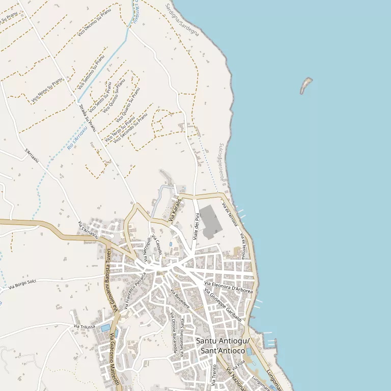 Mappa SANT'ANTIOCO