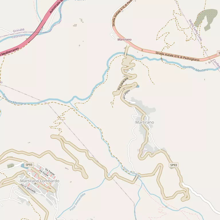 Mappa MARTIRANO