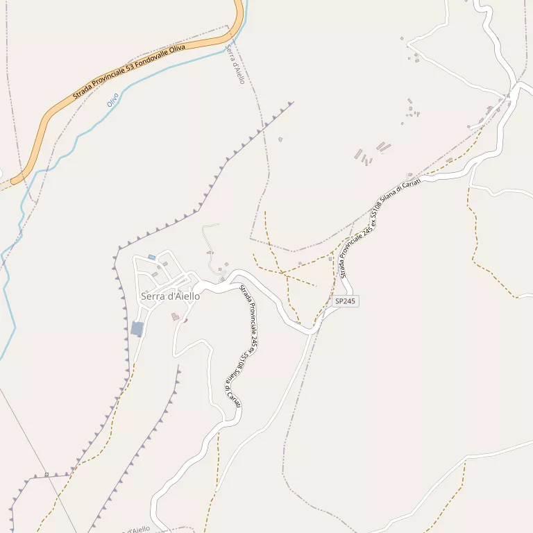 Mappa SERRA D'AIELLO