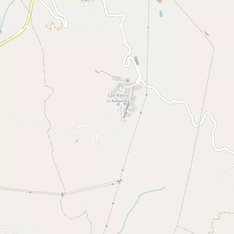 Mappa SAN PIETRO IN AMANTEA