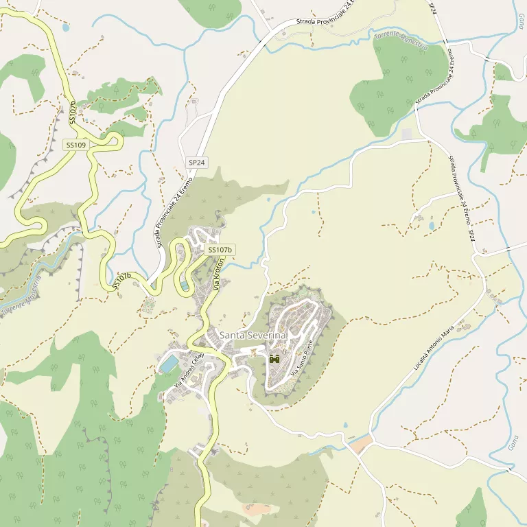 Mappa SANTA SEVERINA