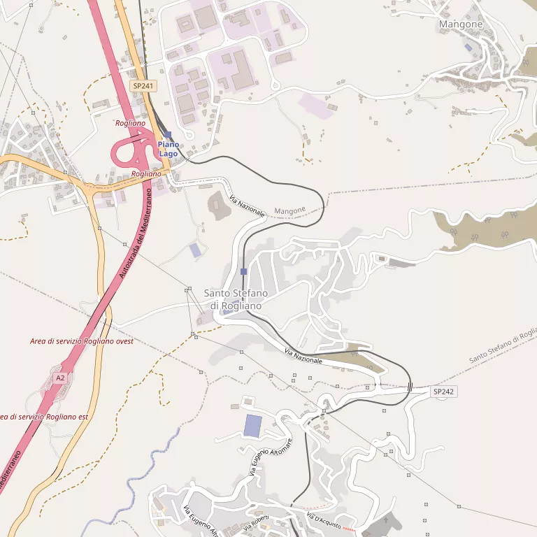 Mappa SANTO STEFANO DI ROGLIANO