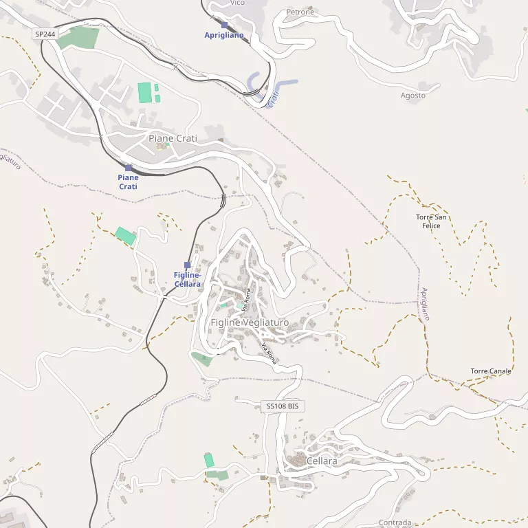 Mappa FIGLINE VEGLIATURO