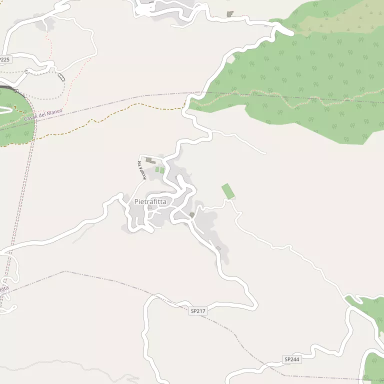 Mappa PIETRAFITTA