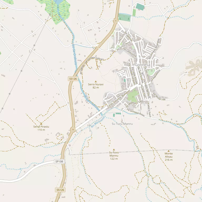 Mappa GONNESA